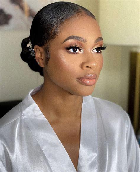 Natural Bridal Makeup Black Women