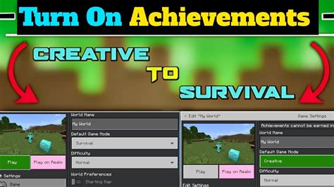 How To Turn On Achievements After Using Creative Mood Minecraft