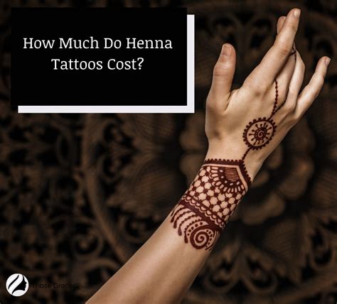 How Much Does a Henna Tattoo Cost and What to Expect to Pay ...