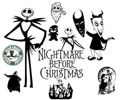 Nightmare Before Christmas SVG File Free