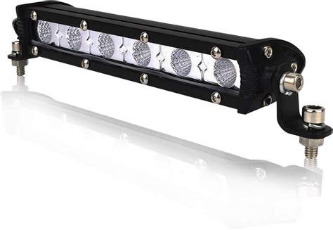 Amazon 7 Inch Single Row Led Light Bar Pods Safego 18W Slim Led