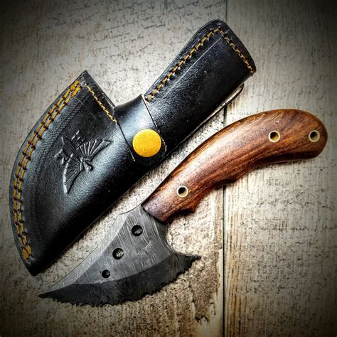 Ht 101 Custom Handmade Damascus Skinner Knife Petagadget