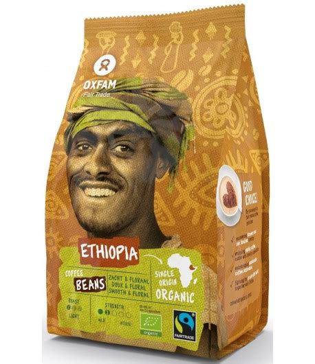 Kawa Ziarnista Arabica Etiopia Fair Trade Bio Oxfam G Bioorganika Pl