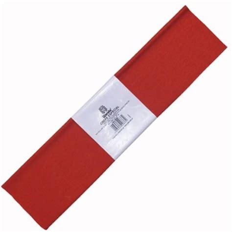 Papel Crep Gr Rojo Resma Pl Papeles Omega