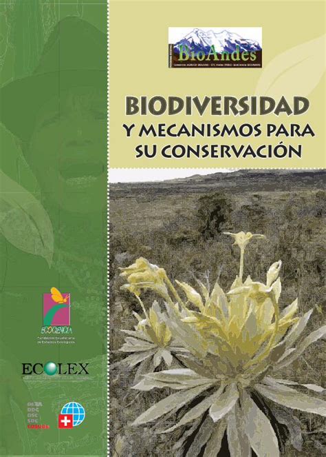 PDF BIODIVERSIDAD Y SU CONSERVACIÓN agruco org DE Presentación