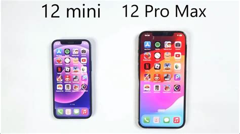 Iphone 12 Mini Vs Iphone 12 Pro Max Speed Test Youtube