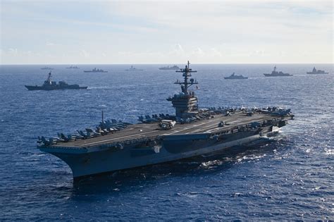 Dvids Images Multinational Ships Sail In Formation During Rimpac