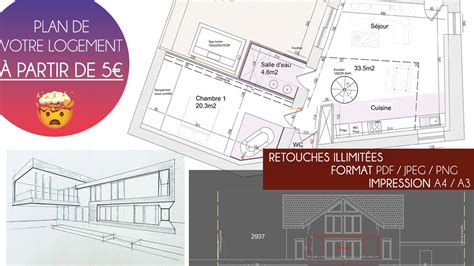 Je Vais Dessiner Sur Autocad Le Plan D De Votre Projet Par Estelle V