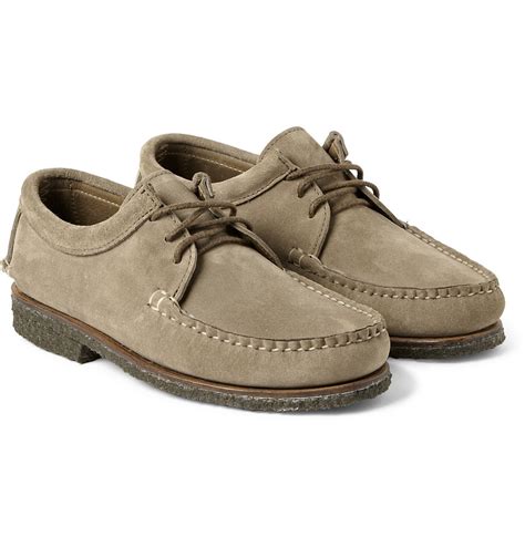 Lyst Quoddy Tukabuk Crepe Sole Suede Moccasins In Natural For Men