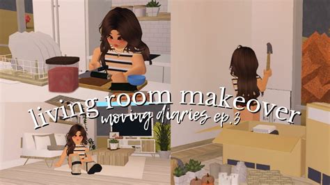 Living Room Transformation Moving Diaries Ep Bloxburg Roleplay