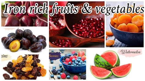 Iron Rich Fruits Vegetables Iron Rich Foods For Anemia Best Source Of