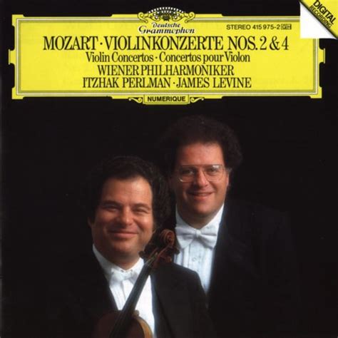 Mozart Violin Concertos Nos 2 And 4 Perlman Levine Walmart