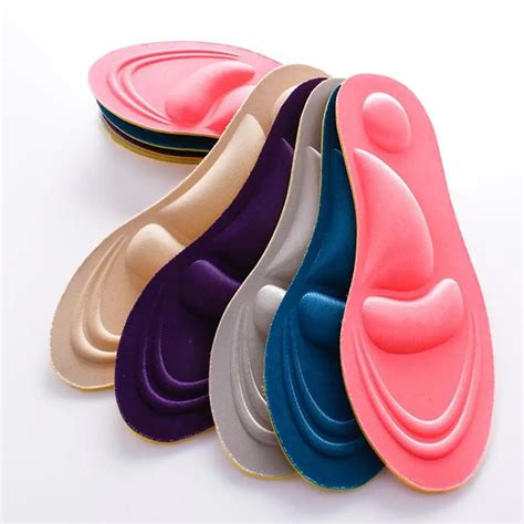 Pair D Sport Sponge Soft Insole High Heel Shoe Pad Pain Relief