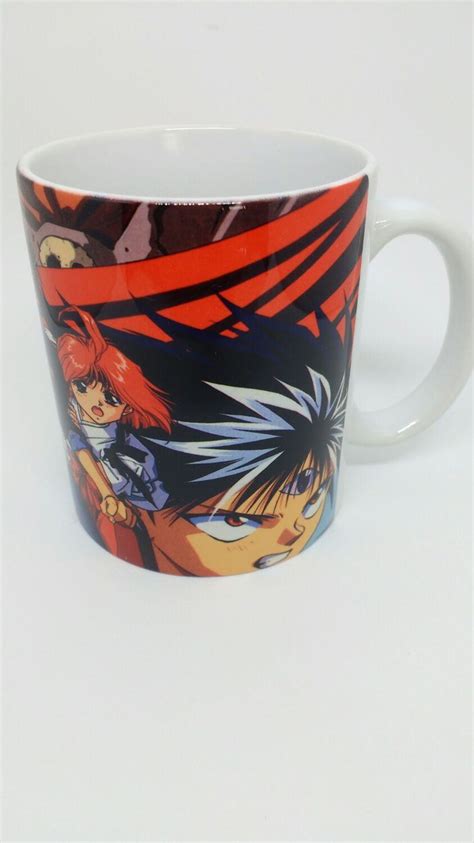 Caneca Yu Yu Hakusho Yusuke Kurama Hiei Anime Porcelana Elo