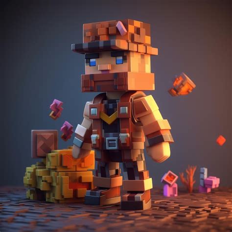 Premium AI Image | Pixelated human character illustration in pixel art ...