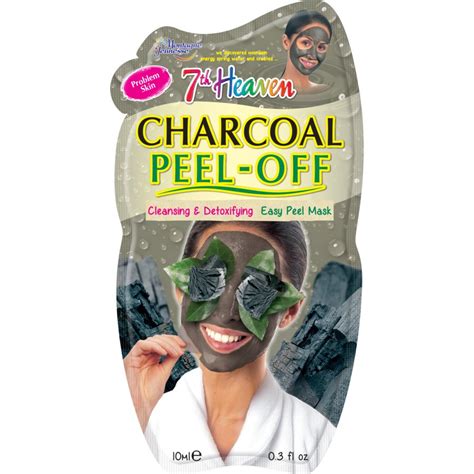 7th Heaven Charcoal Peel Off Mask Sachet 10ml Big W