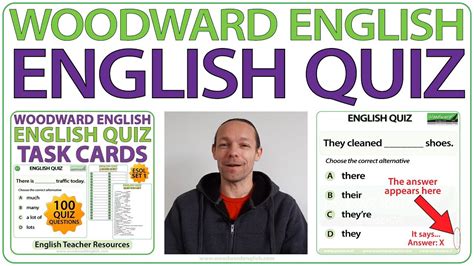 Woodward English Quiz Answers And Teacher Resource Youtube