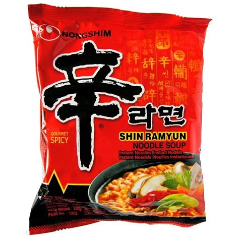 Shin Ramen Instant Ramen Zupka Ostra Korea Ski G Nongshim Erli Pl