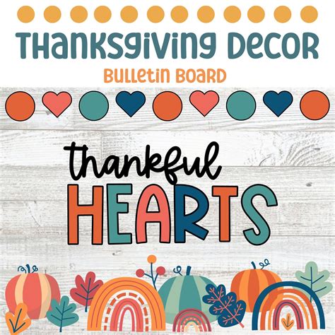 Boho Thanksgiving Bulletin Board And Fall Door Decor Kit Made By Teachers