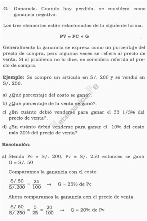 Ejercicios De Porcentajes Resueltos