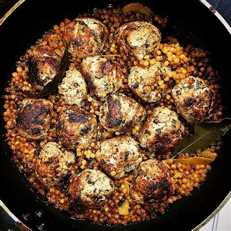 Ottolenghi — Pork And Veal Meatballs In Fregola Were Out Of