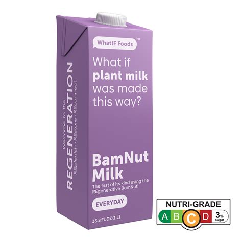 Whatif Foods Bamnut Milk Everyday Ntuc Fairprice