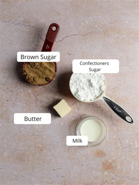 Easy Brown Sugar Glaze For Cake - Frosting and Fettuccine