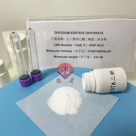 Edta Disodium Salt Dihydrate Edta Na For Detergent And Blood