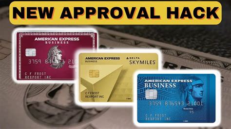 American Express Business Credit Card Approval Hack Get Approved Instantly Youtube