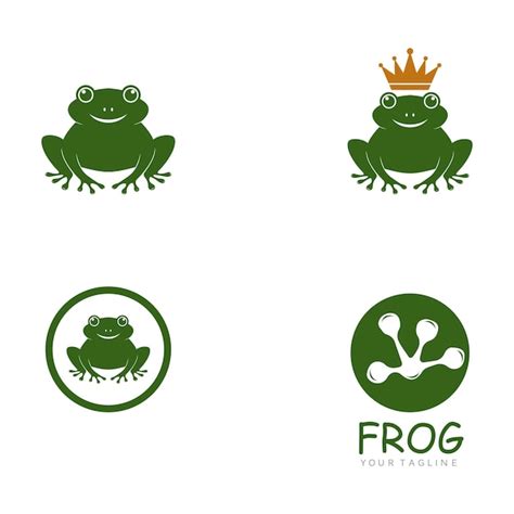 Premium Vector Frog Logo Template Vector Icon Illustration