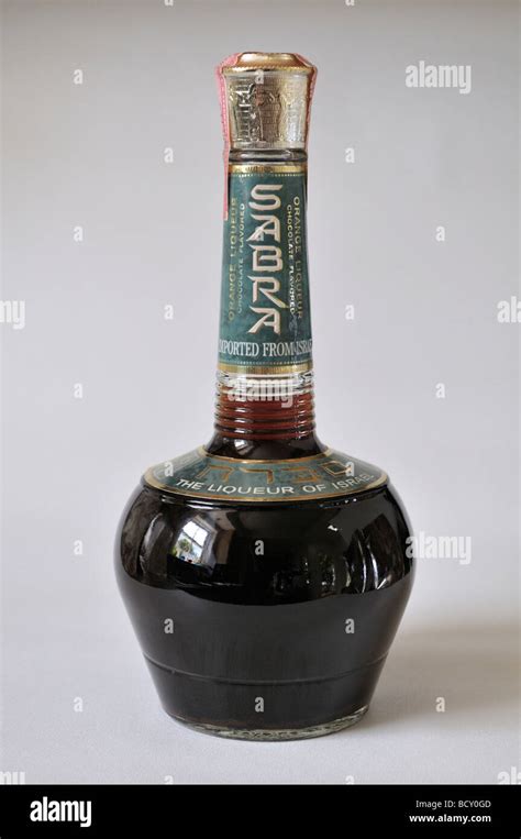 Israeli Liqueur Bottle Sabra Stock Photo Alamy