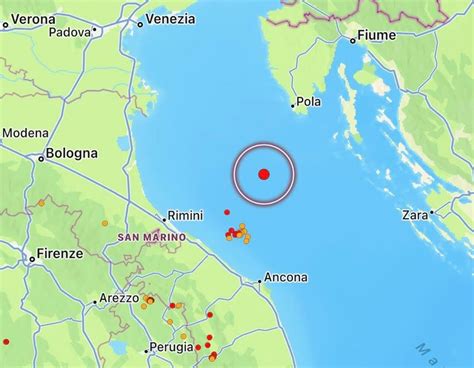 Terremoto Nell Adriatico Epicentro Davanti All Istria