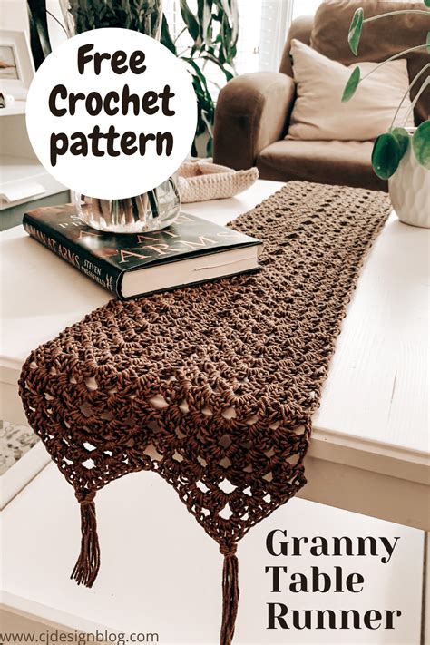 Crochet Cushion Pattern Cushion Cover Pattern Crochet Table Runner