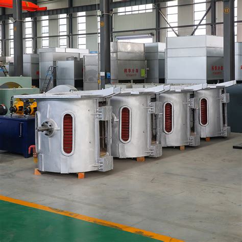 1000kg Medium Frequency Aluminum Shell Electric Induction Melting Furnace For Ingot Casting