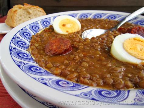 Receta De Lentejas