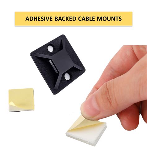 Adhesive Cable Tie Mounts — Kable Kontrol