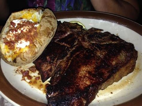 T Bone And Baked Potato Picture Of Angelos Steak Pit Panama City Beach Tripadvisor