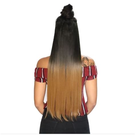 Mega Hair Morena Iluminada Tic Tac 70 Cm Shopee Brasil