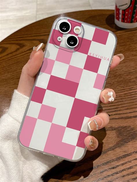 Checkered Clear Phone Case Clear Phone Case Case Phone Cases