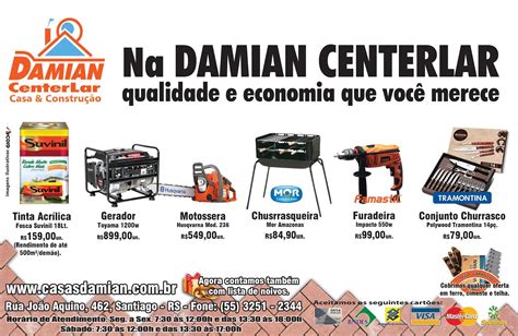 Promo Es Da Damian Center Lar Para Hoje S Bado E Domingo Rafael Nemitz