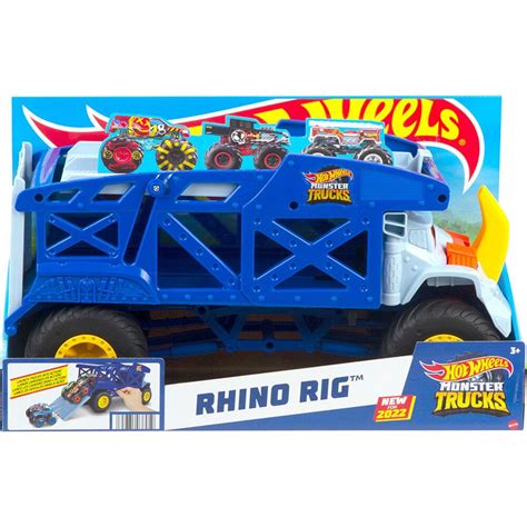Hot Wheels Monster Trucks Rhino Taşıyıcı Kamyon HFB Limon Oyuncak
