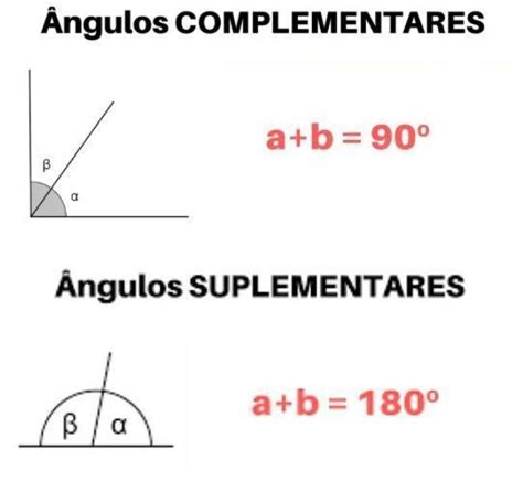 Complemento E Suplemento - Determine a medida do: (A)complemento do angulo de 47 (b)suplemento do ...
