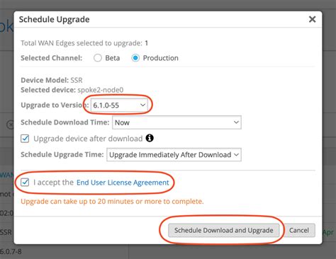 Upgrade A Wan Edge Session Smart Router Mist Juniper Networks