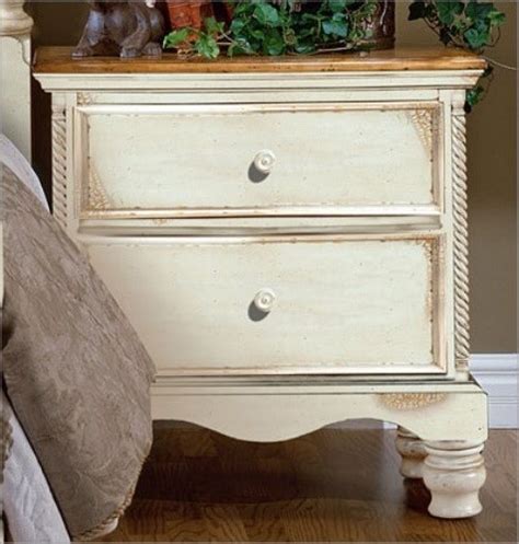 Hillsdale Wilshire 2 Drawer Night Stand - Antique White - Traditional ...