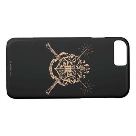 Harry Potter Hogwarts Crossed Wands Crest Case Mate Iphone Case Zazzle