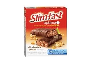 Amazon Slim Fast Optima Meal Bars Milk Chocolate Peanut