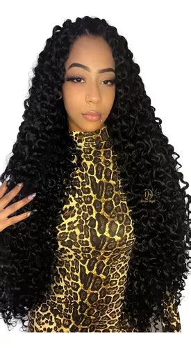 Cabelo Org Nico G Cacheado P Crochet Braid Cm Parcelamento Sem