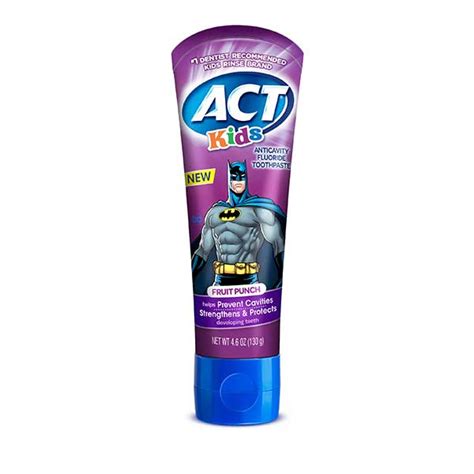 Act Kids Anticavity Fluoride Toothpaste Chattem Inc