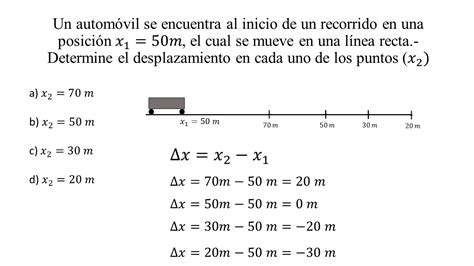 Ejercicio De Desplazamiento Física Youtube