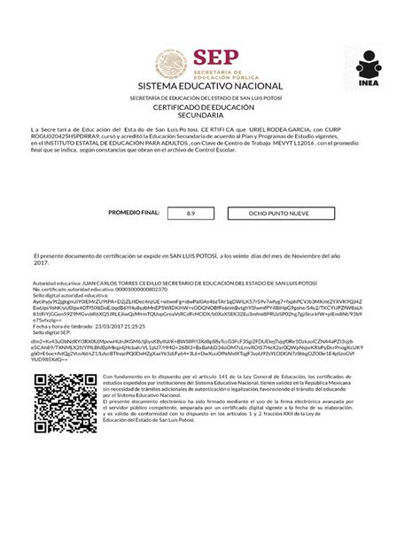 Certificado Editable Estado De Veracruzd Pdf 1 Pdf